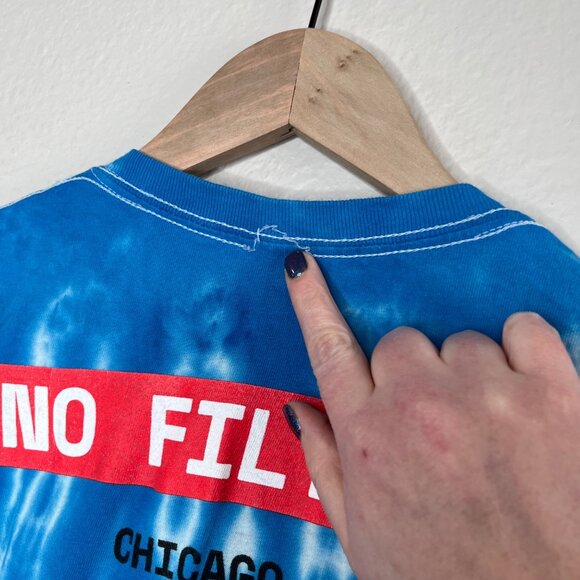 Rolling Stones Unisex No Filter Tie-Dye Tour 2019 T-Shirt Small Blue Red - Picture 7 of 8